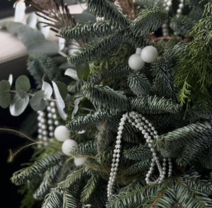 новогодние елочки и композиции с нобилисом