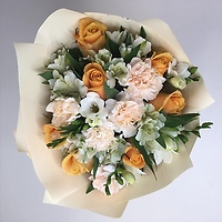 Букет с гвоздиками