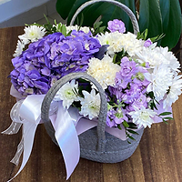 Композиции с сиреневыми цветами