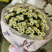 Хризантемы в букетах